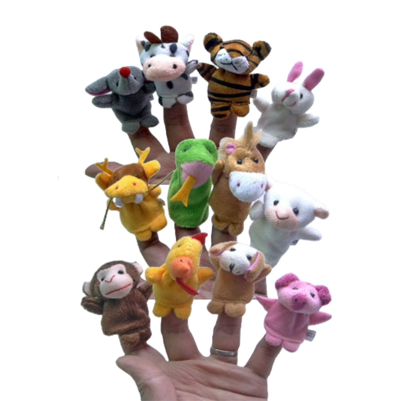 新発売☆DWE公式購入　 指パペット　全7個セット2way　指人形　ぬいぐるみ 新発売☆DWE公式購入 指パペット 全7個セット2way 指人形 ぬいぐるみ